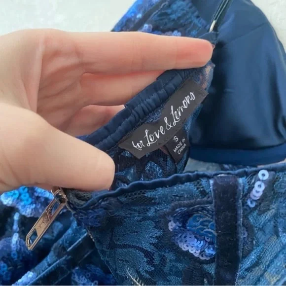 For Love & Lemons Victoria Sequin Dress - Picture 5 of 6